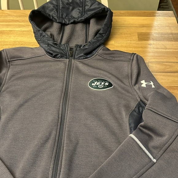 UNDER ARMOUR ⭐️  NY Jets hooded zip up - Picture 4 of 8